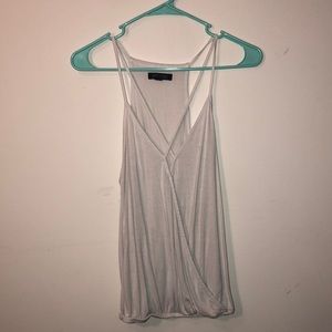 White american eagle tank top